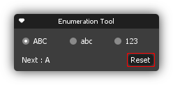 Enumeration Tool Box Reset