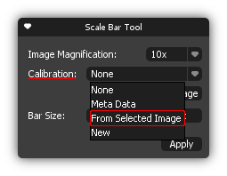 Scale Bar Tool box