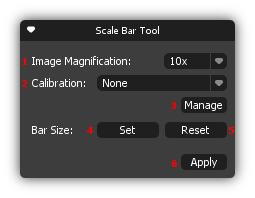 Scale Bar Controls